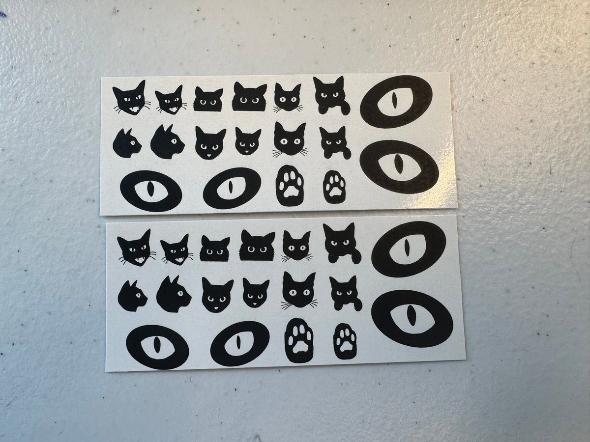 Cat waterslide decals - coming soon