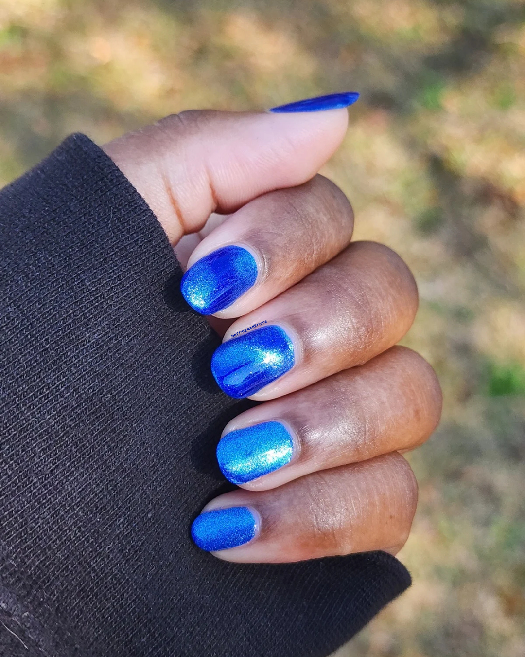Blue Glass Ornament