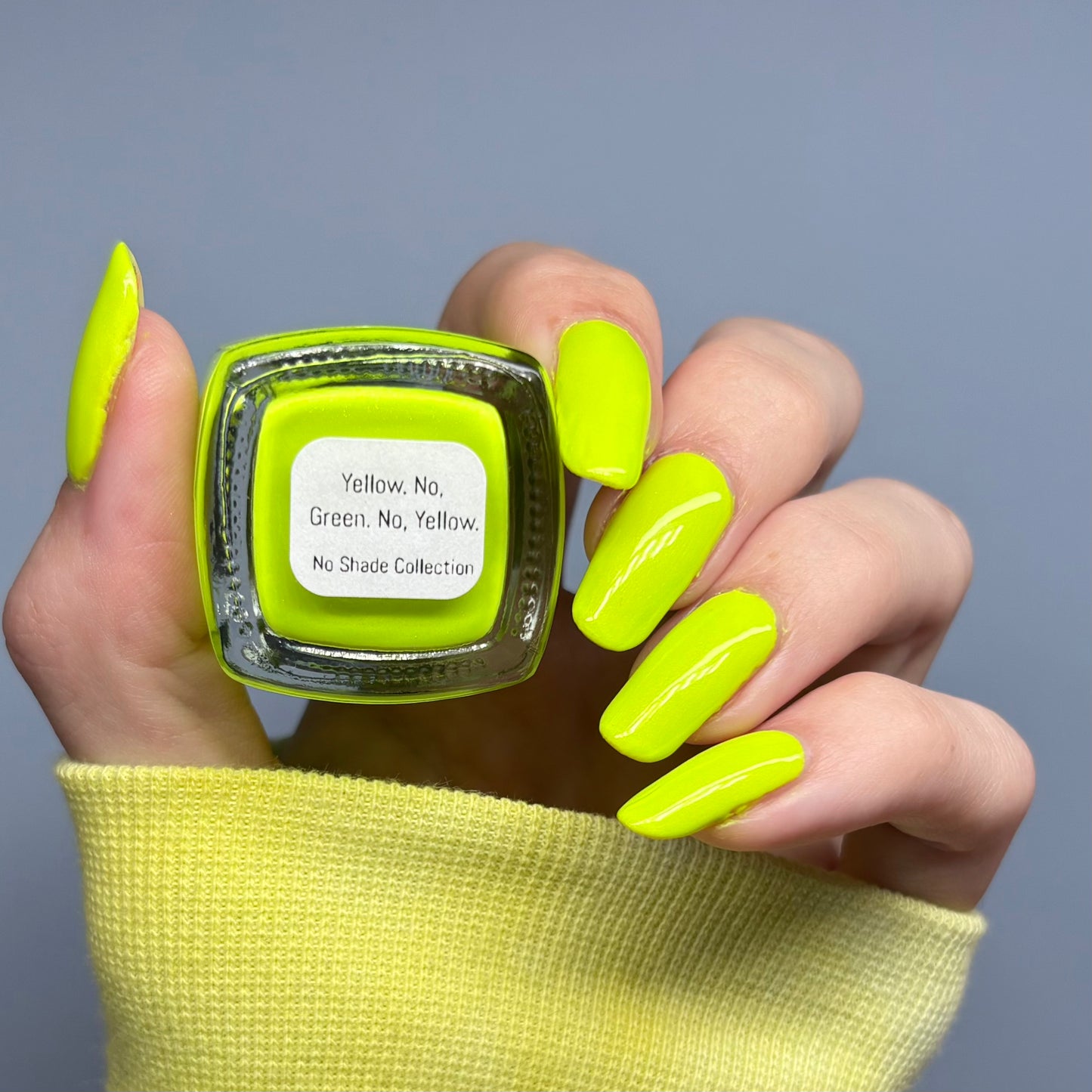 Yellow. No, Green. No, Yellow.