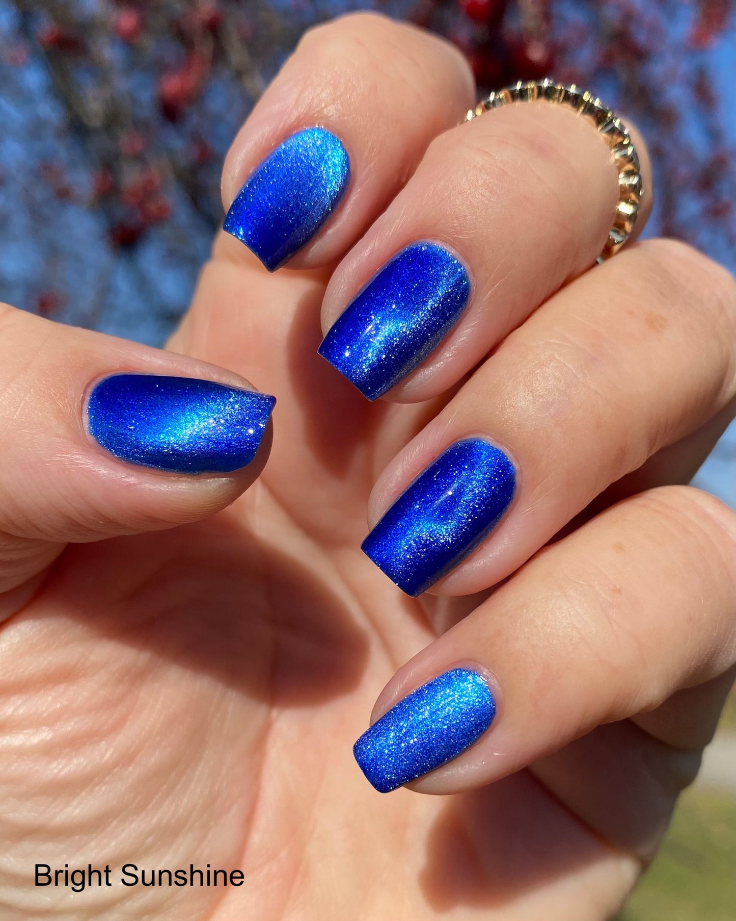 Blue Glass Ornament