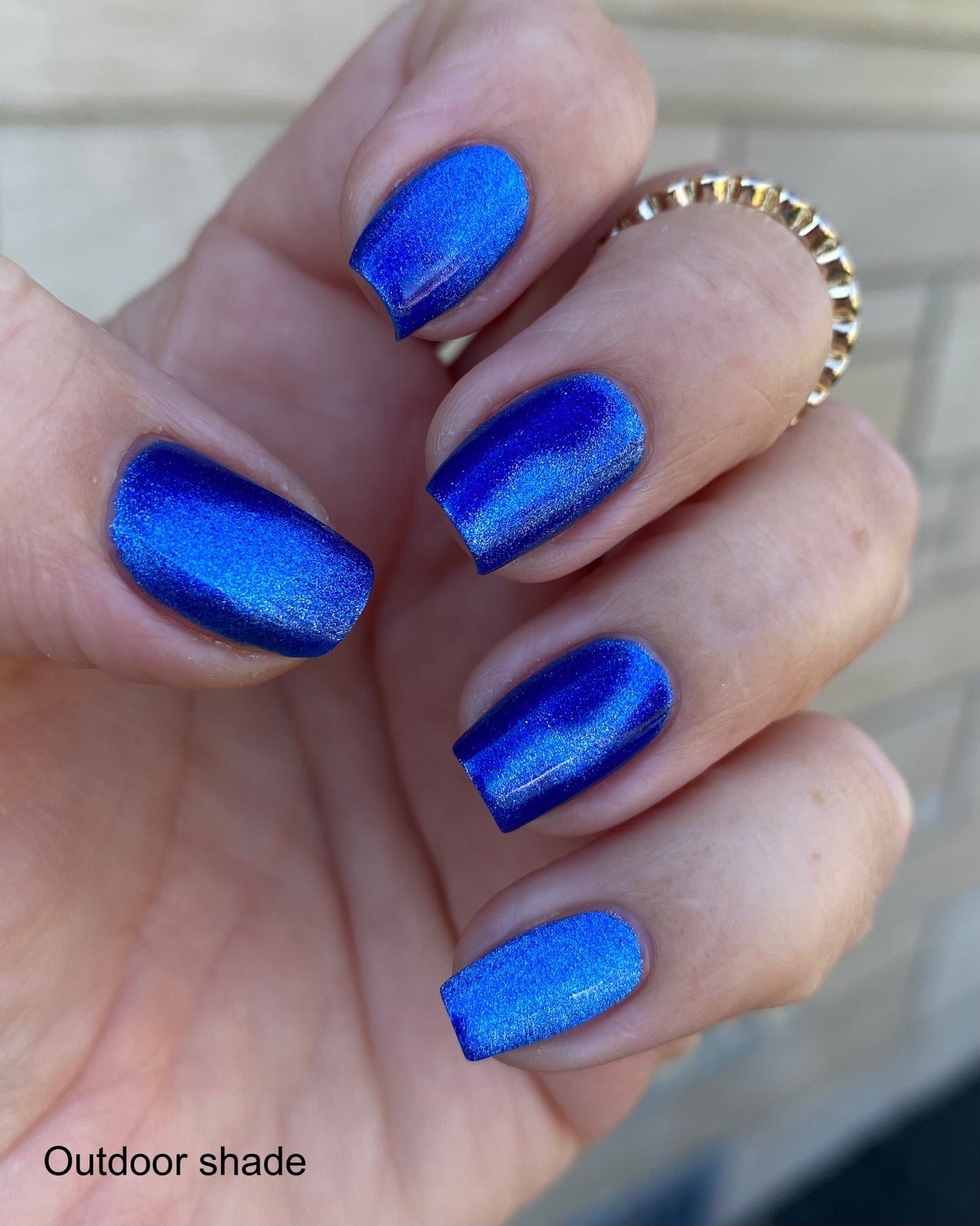 Blue Glass Ornament