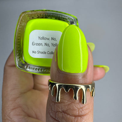Yellow. No, Green. No, Yellow.